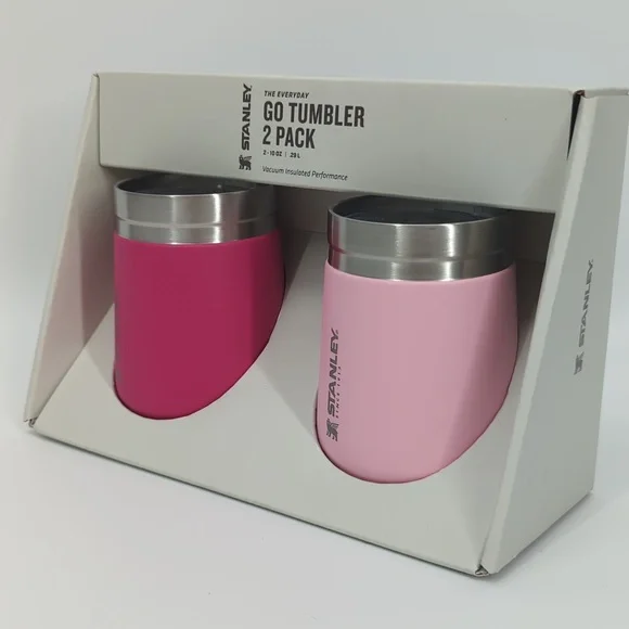 Stanley NWT Pink 2 Pack Everyday Go Tumbler 2 x 10 oz - Picture 2 of 9